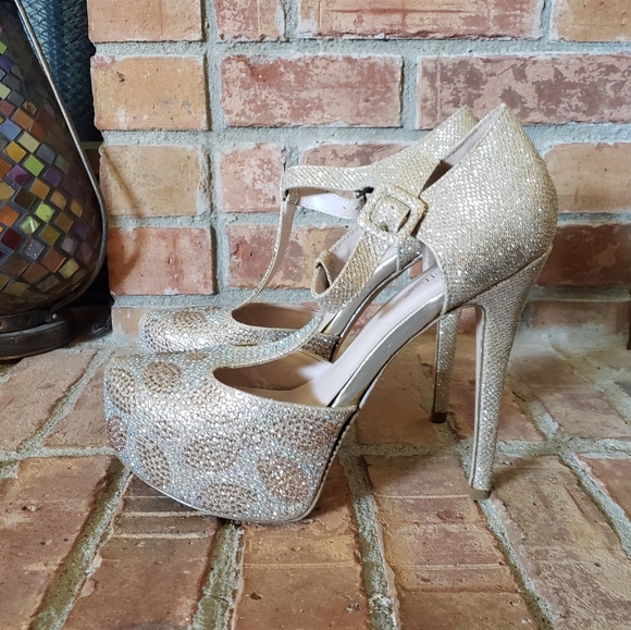 Coloriffics Kacey Sparkle Heels - Picture 4 of 8